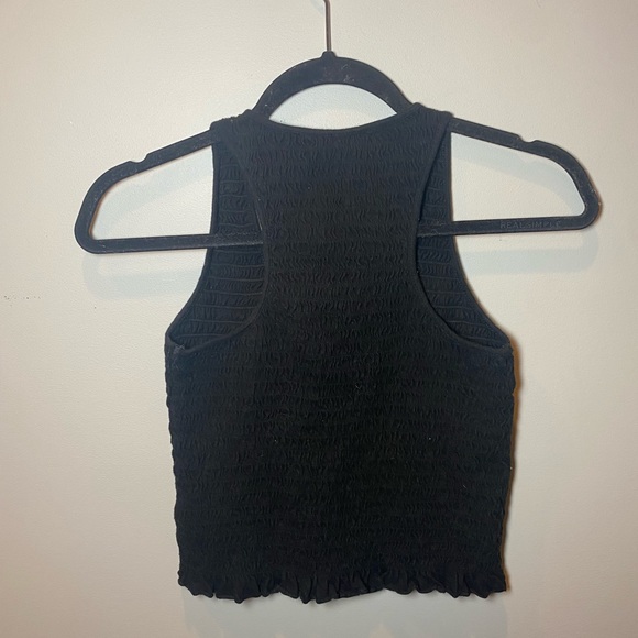 American Eagle Ruched Razorback Tank Top - Picture 2 of 5